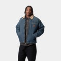 Carhartt OG Detroit Jacket (Winter), blue / hamilton brown (worn used wash)