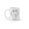 Polar Head Space Mug, white