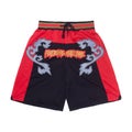 Fucking Awesome Muay Thai Basketball Short, red / black