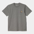 Carhartt American Script t-shirt, dark grey heather