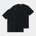 Carhartt Standard Crew Neck tee 2-pack, black + black