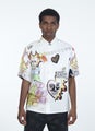 Rassvet Drawings shirt, white / multi