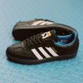 adidas 'Gino' Samba ADV RYR, black / footwear white / blue
