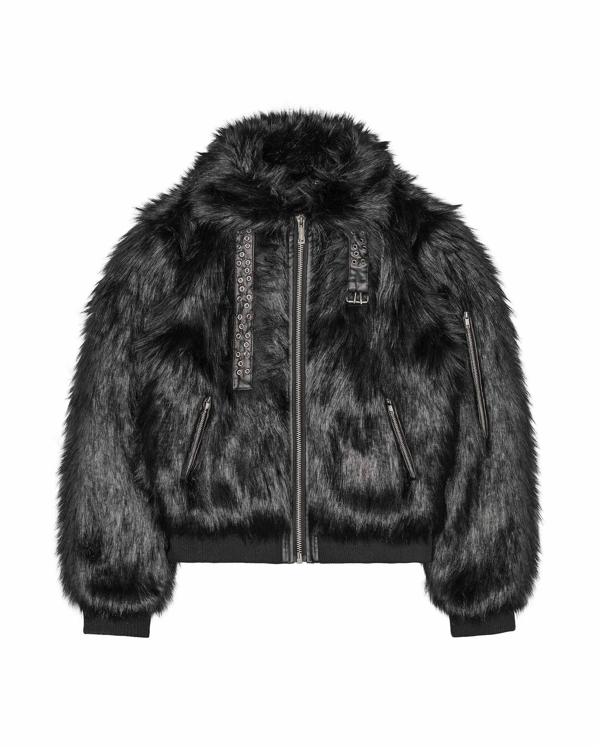 Racer Fur Bomber, black | Beyond