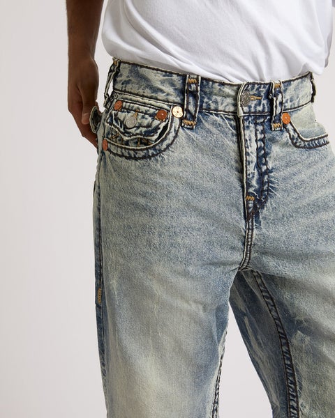 True Religion Vinny Super T Flap, electric grove medium wash