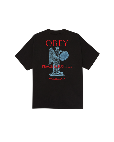 Obey Peace & Statue t-shirt, black