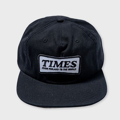 Times Work Patch Cap, black