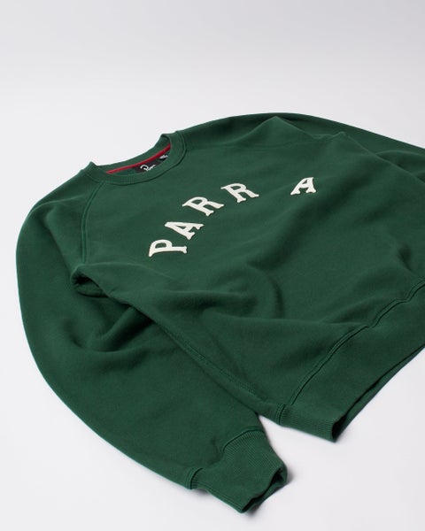 Parra Drunk Parent Crewneck, green