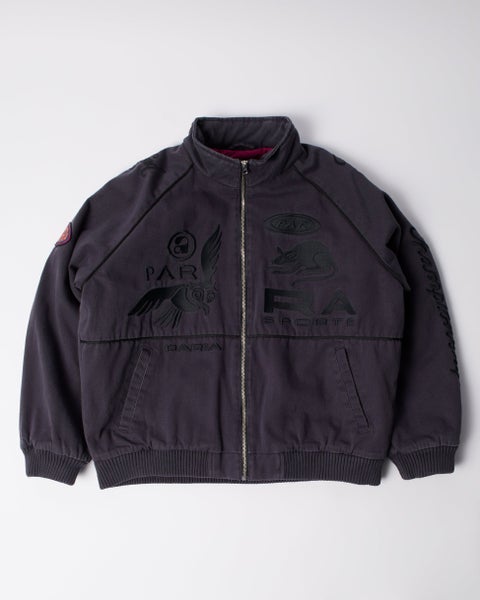 Parra Owl Meets Rat Racing Jacket, blue