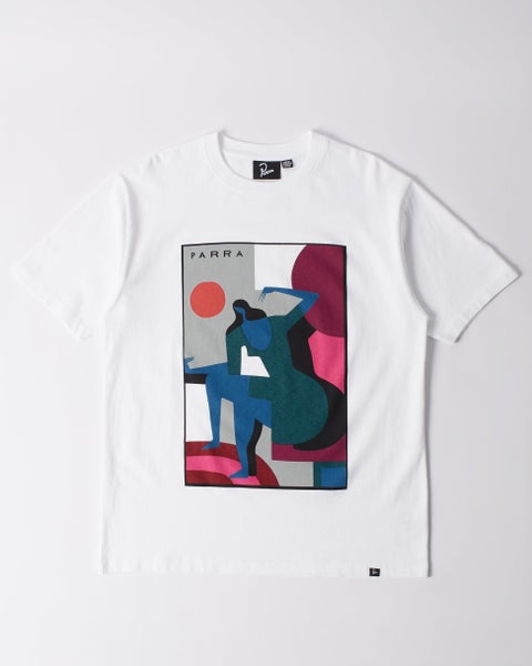 Parra Ball To Face Tee, white