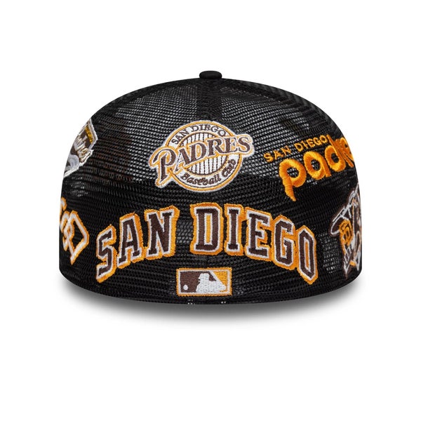 New Era San Diego Padres MLB 59FIFTY Fitted Cap, black