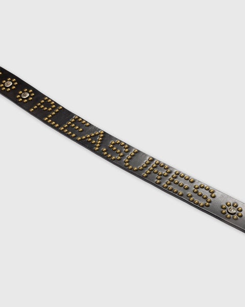 Pleasures Studded belt, black