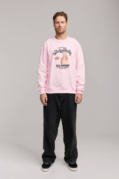 Makia Kummeli Seksipuhelin Sweatshirt, pink