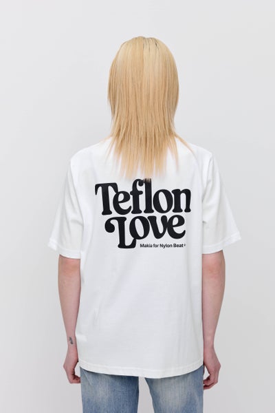 Makia Nylon Beat Teflon Tee Women`s, white