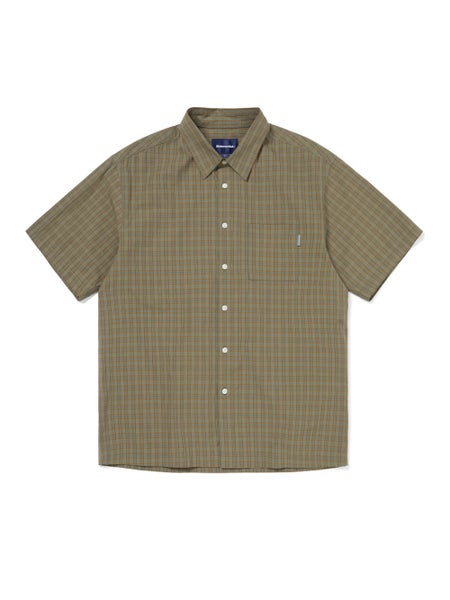 thisisneverthat Check S/S Shirt, brown