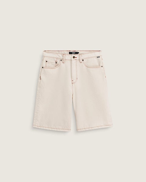 Vans Check-5 Baggy Denim Shorts, natural