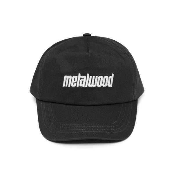 Metalwood Metal Logo 5-panel, black
