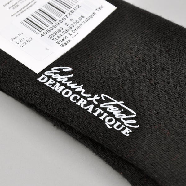 Edwin Teide Socks, black