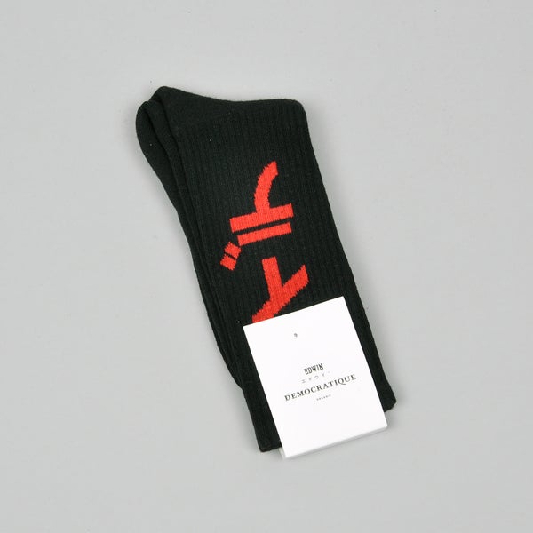 Edwin Teide Socks, black
