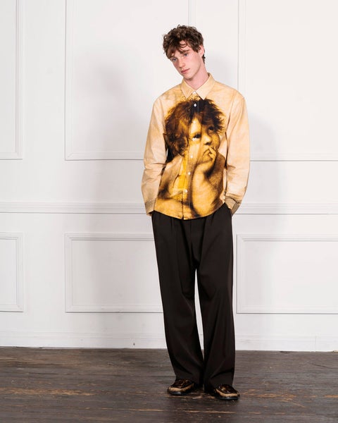 Pleasures Cherub Button Up Shirt, multi