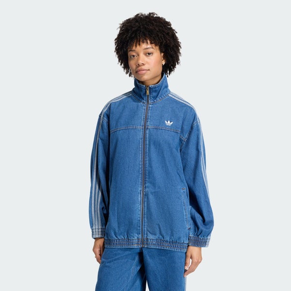 adidas Denim Firebird Tracktop, indigo