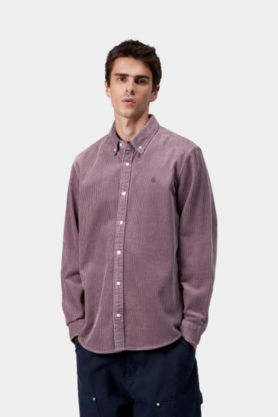 Carhartt L/S Madison Cord Shirt, phlox