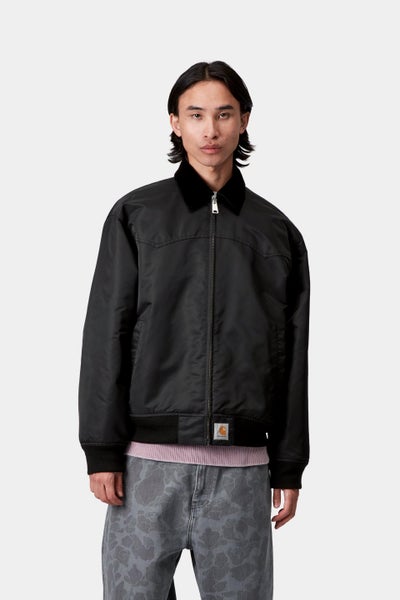 Carhartt Santa Fe Alumni Jacket, black / scarlet