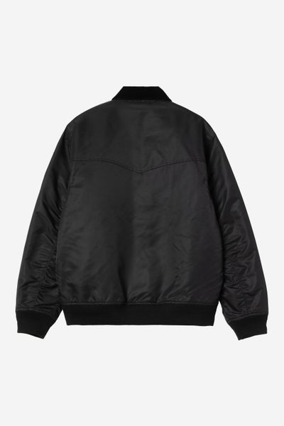 Carhartt Santa Fe Alumni Jacket, black / scarlet