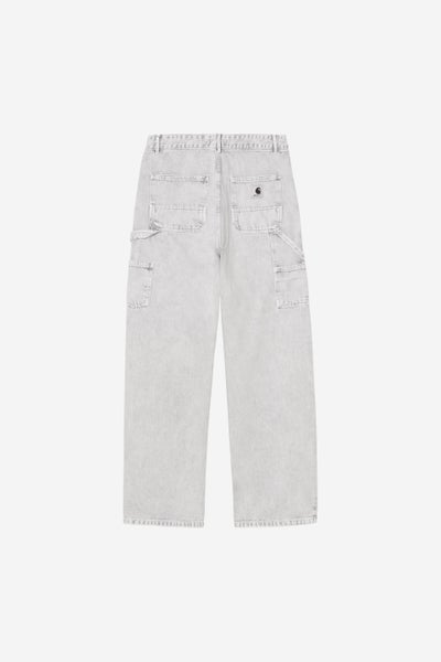 Carhartt Women's Pierce Straight Pant, black chalk wash