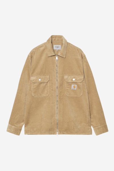 Carhartt Reynold Shirt Jac, leather rinsed