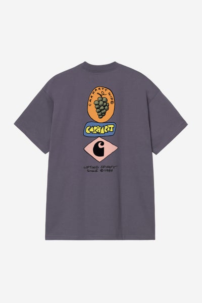 Carhartt Stacked Grapes Tee, shady purple