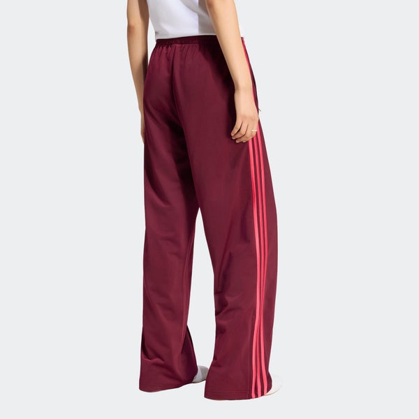adidas Firebird Loose Tracksuit Pants Women`s, maroon / power pink