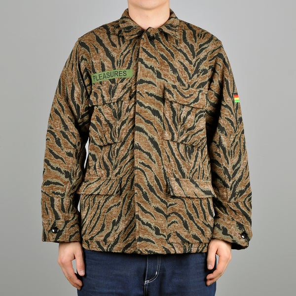 Pleasures Jungle Jacket, brown