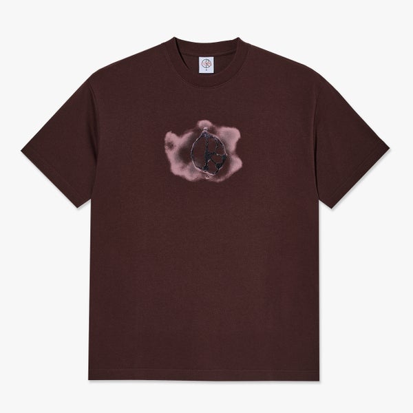 Polar Metal Logo Tee, bordeaux