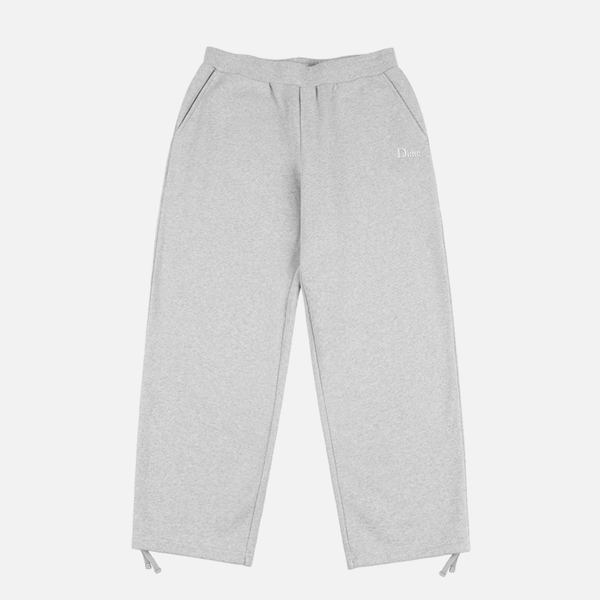 Dime Classic Small Logo Sweatpants, heather grey