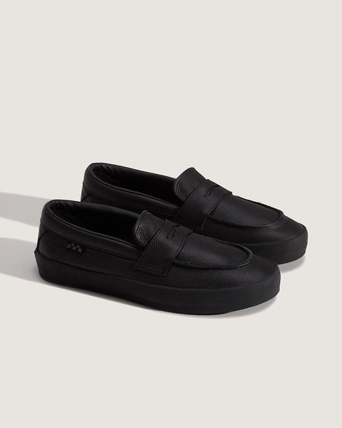 Vans Skate Loafer, black / black leather