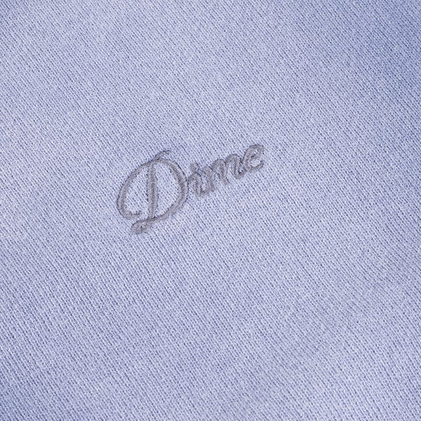 Dime Cropped Zip Hoodie, lavender washed