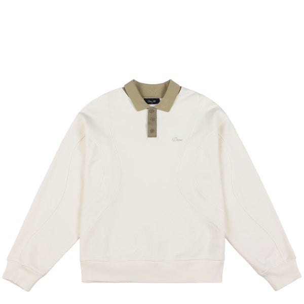 Dime French Terry Rugby, cream