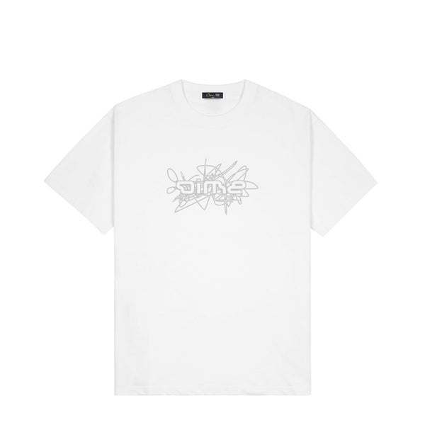 Dime Glyph T-Shirt, white
