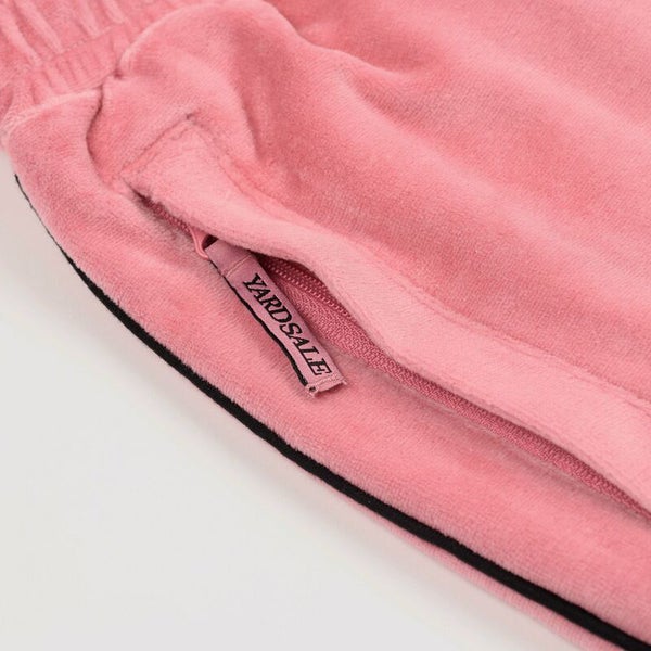Yardsale Velour Shorts, pink
