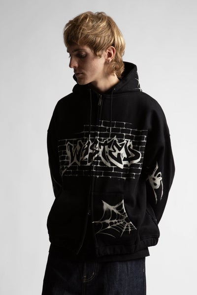 Wasted Paris ATM Boxy Ziphood, black