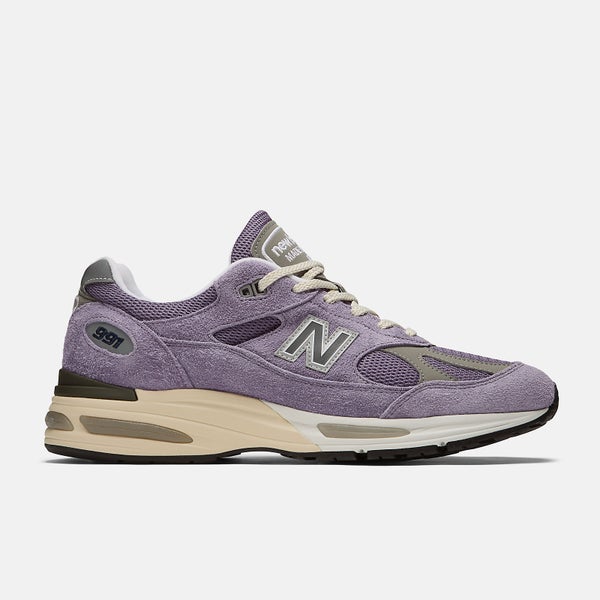 New Balance Made In UK 991 V2, dusk / purple sage / moon mist