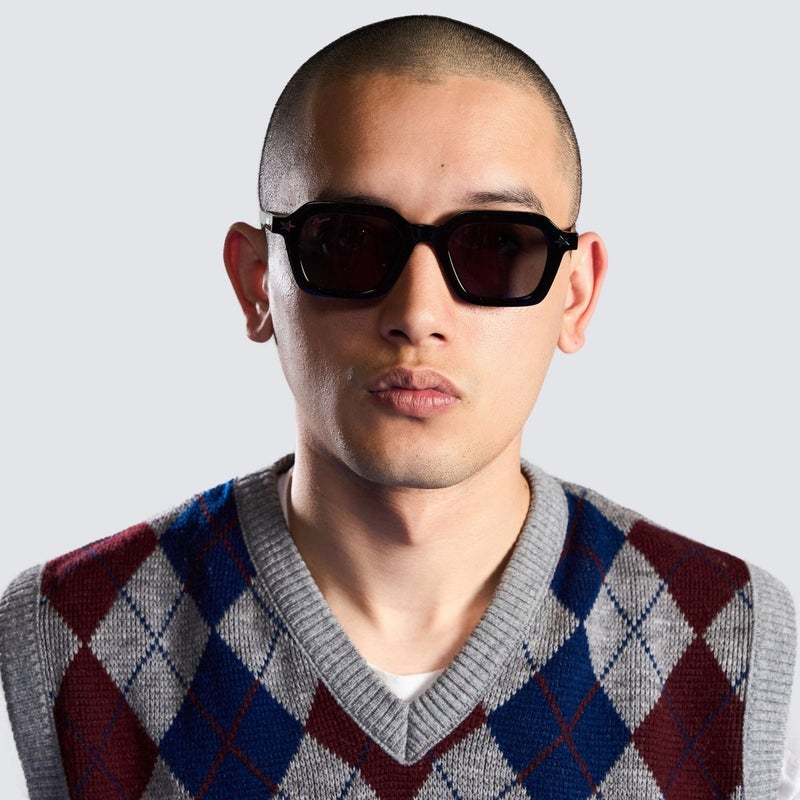Pleasures X Akila Era Sunglasses, black