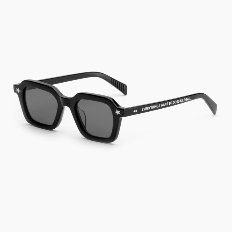 Pleasures X Akila Era Sunglasses, black