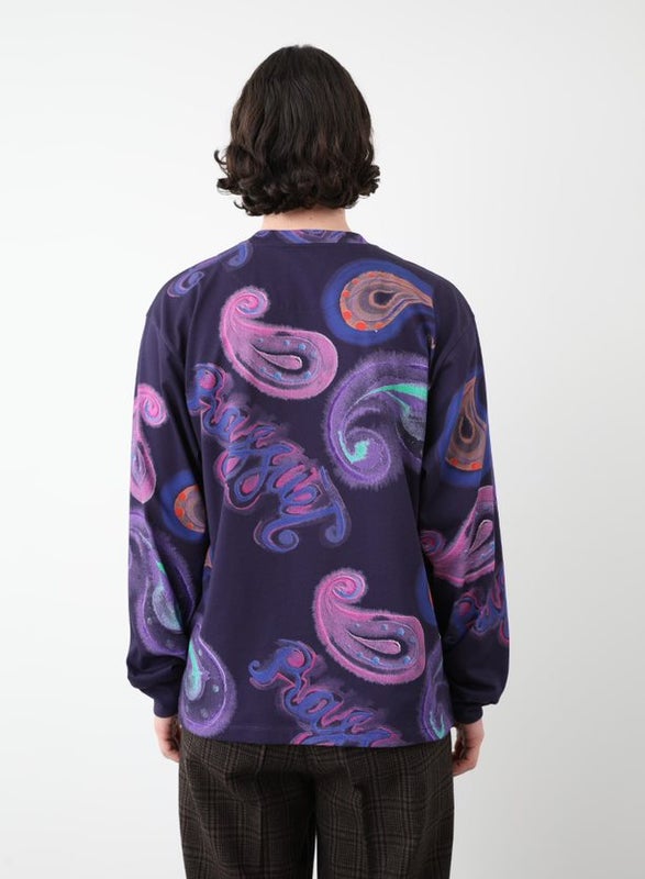 Rassvet LS Paisley Tee, navy