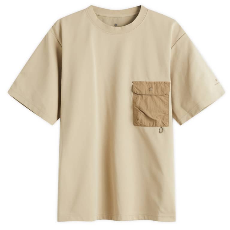 Snow Peak Insect Shield T-Shirt, beige.