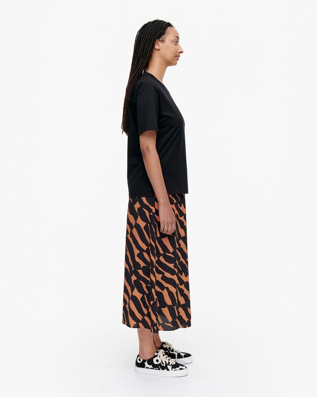 Marimekko Hohka Solid t-shirt, musta