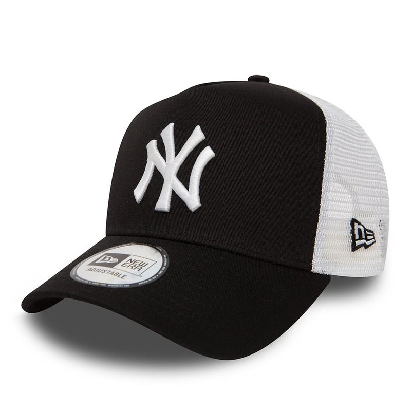 New Era New York Yankees Clean Trucker, black / white