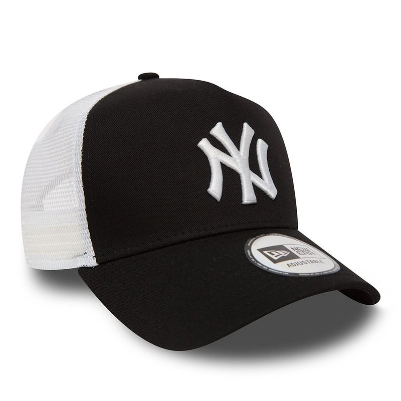New Era New York Yankees Clean Trucker, black / white