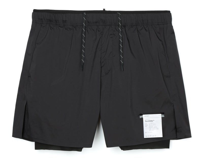 Satisfy TechSilk&trade; 5" Shorts, black.